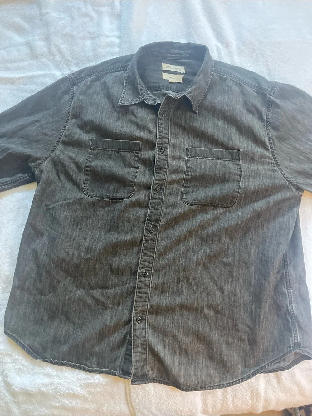 J. Crew & Madewell Shirt Bundle Chambray & Slub Cotton Excellent Large